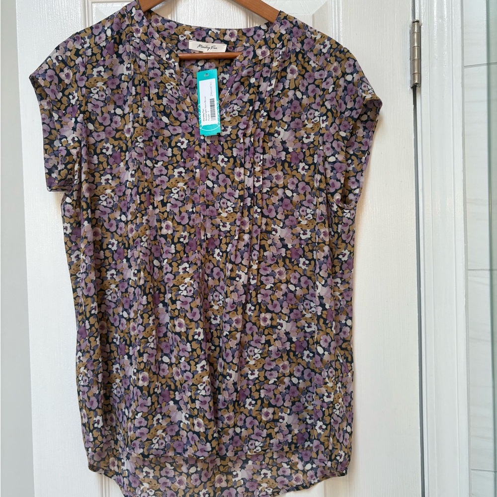 Floral Purple Top